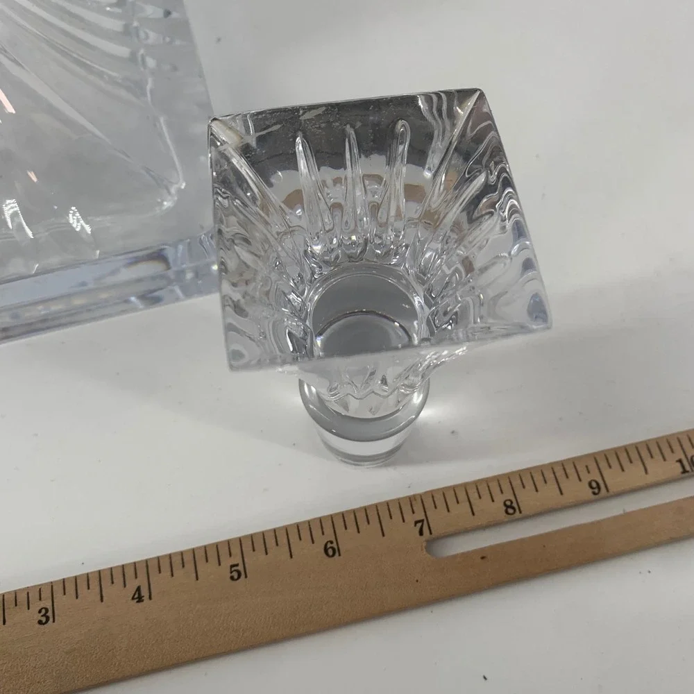 Waterford Crystal Clarion Ships Decanter Square Lead Crystal Made in Slovenia